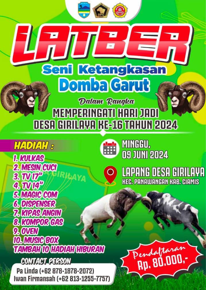 ADU KETANGKASAN DOMBA GARUT DA...