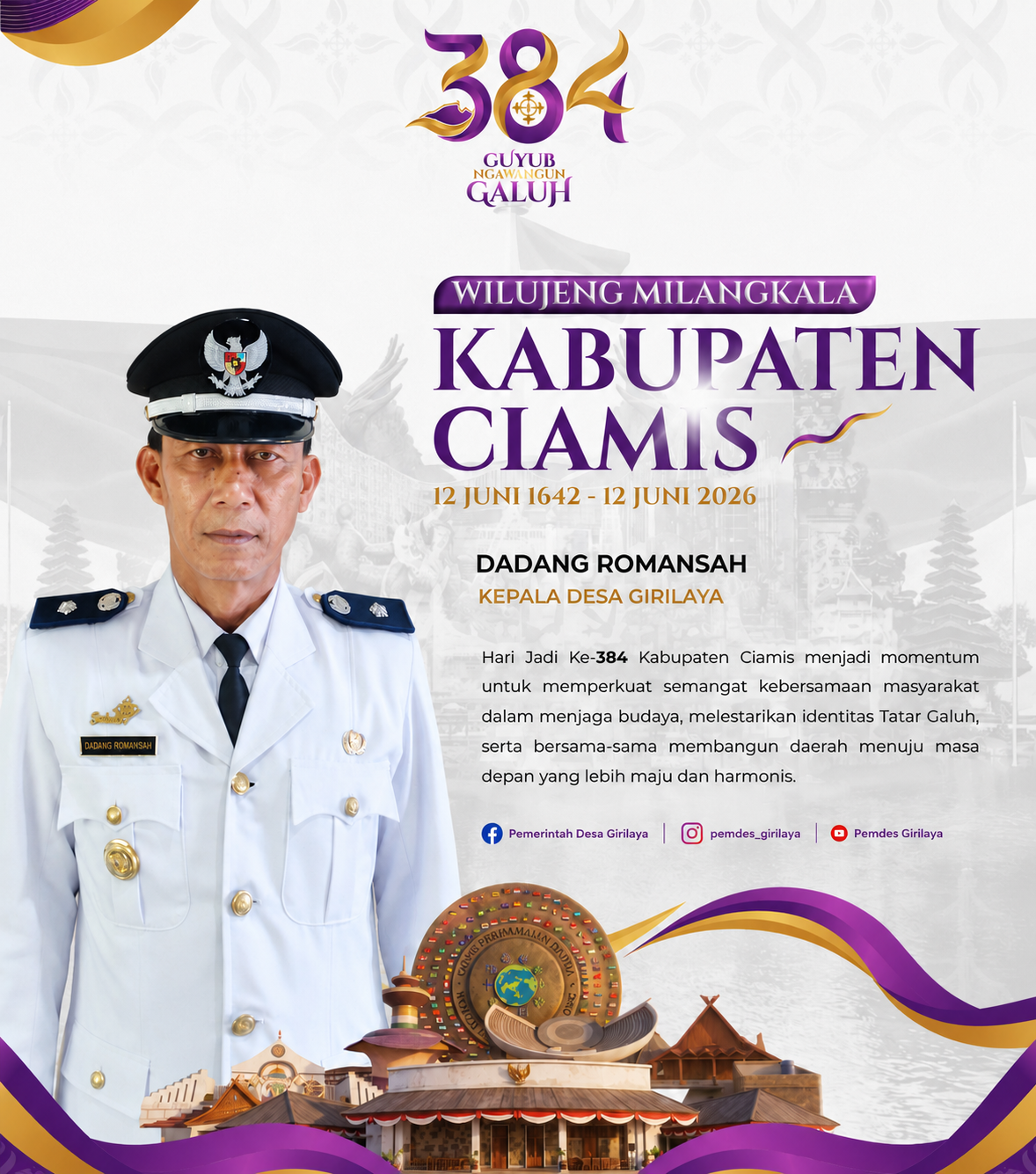 Selamat Hari Jadi Kabupaten Ci...